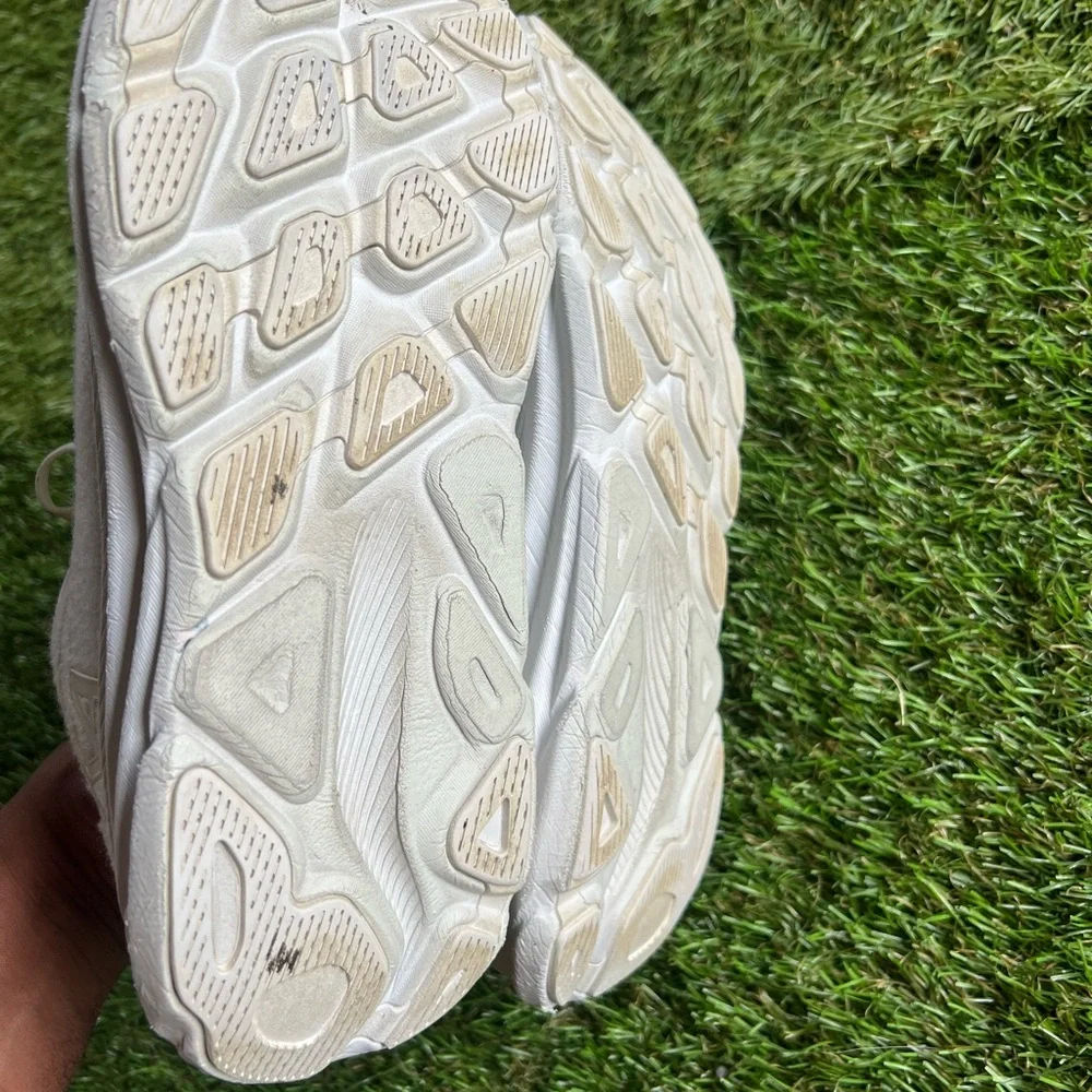 Hoka All-White Athletic Sneakers - Picture 5 of 12